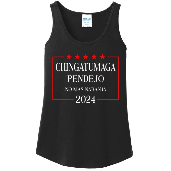 Chingatumaga 2024 Election Antitrump Latino Democrat Ladies Essential Tank