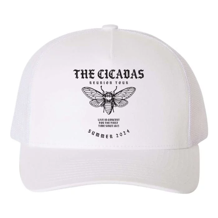 Cicada 2024 Funny Cicada Reunion Yupoong Adult 5-Panel Trucker Hat