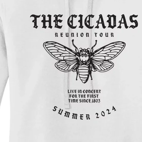 Cicada 2024 Funny Cicada Reunion Women's Pullover Hoodie