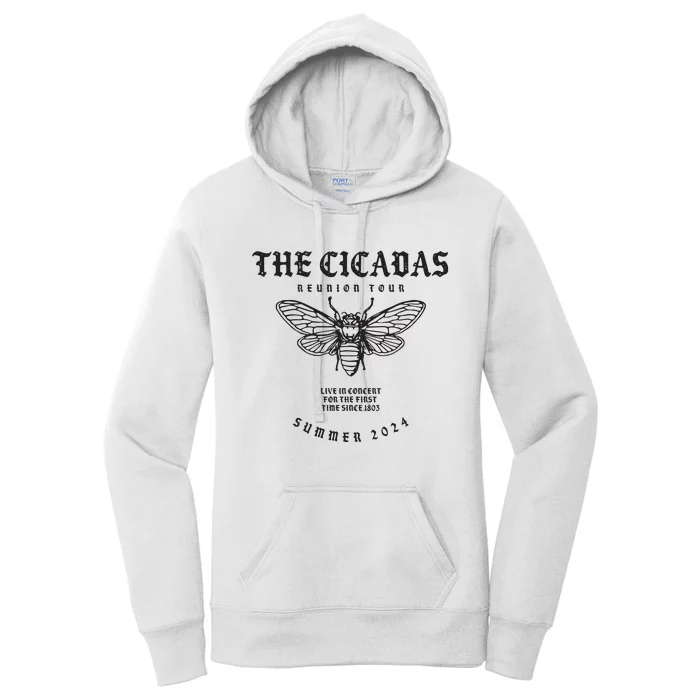 Cicada 2024 Funny Cicada Reunion Women's Pullover Hoodie