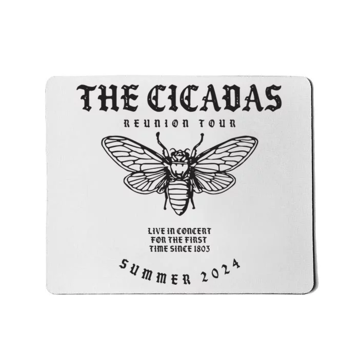 Cicada 2024 Funny Cicada Reunion Mousepad