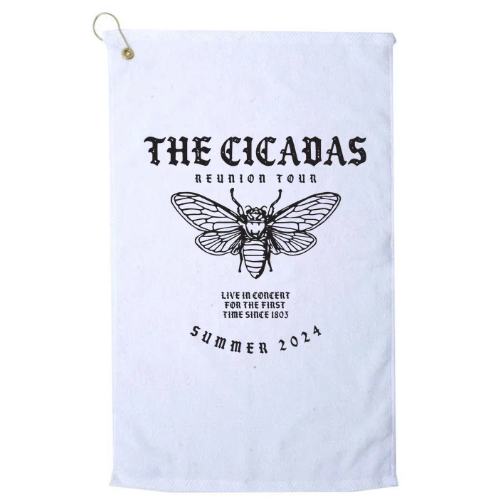 Cicada 2024 Funny Cicada Reunion Platinum Collection Golf Towel