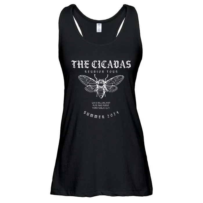 Cicada 2024 Funny Cicada Reunion Ladies Essential Flowy Tank