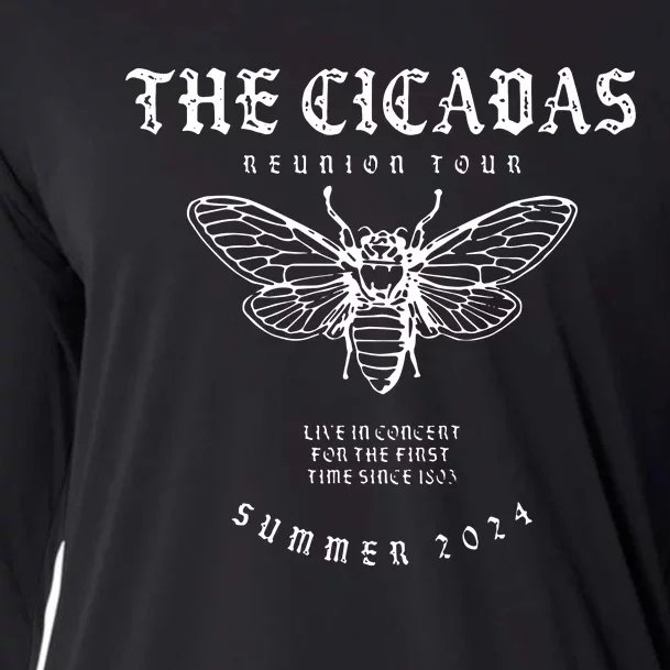 Cicada 2024 Funny Cicada Reunion Cooling Performance Long Sleeve Crew