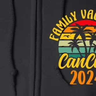 Cancun 2024 Family Vacation Trip Matching Full Zip Hoodie