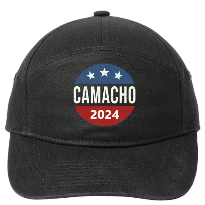 Camacho 2024 funny american flag 7-Panel Snapback Hat