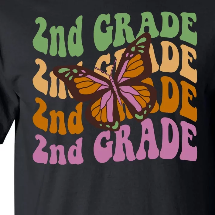 Cute 2nd Grade Butterfly Tall T-Shirt