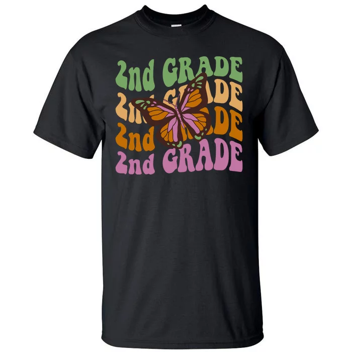 Cute 2nd Grade Butterfly Tall T-Shirt