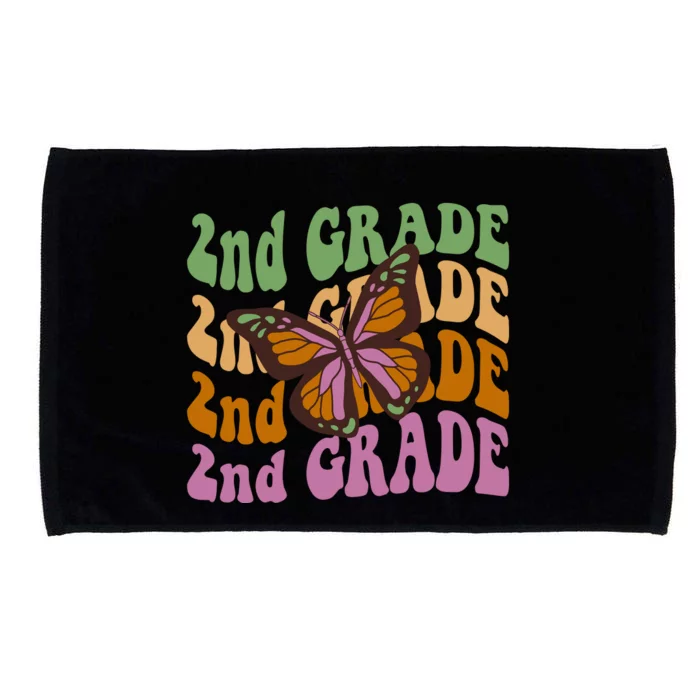 Cute 2nd Grade Butterfly Microfiber Hand Towel