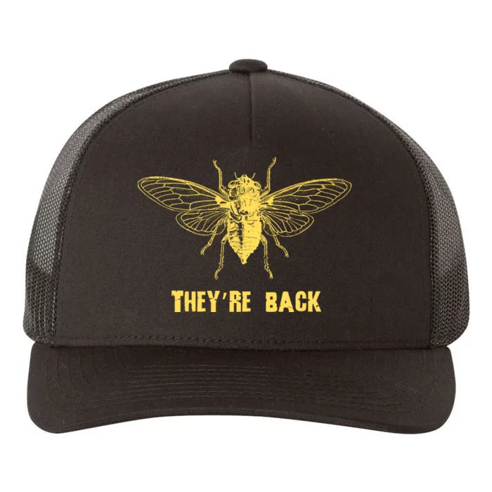 Cicada 2024 Invasion Double Emergence Yupoong Adult 5-Panel Trucker Hat