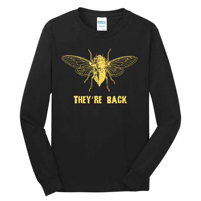 Cicada 2024 Invasion Double Emergence Tall Long Sleeve T-Shirt