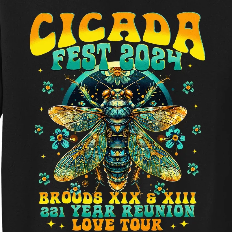 Cicada 2024 Insect Cicada Lover Tall Sweatshirt