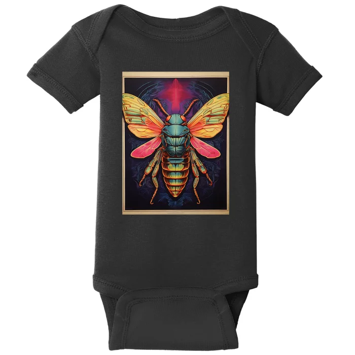 Cicada 2024 Invasion Double Emergence Baby Bodysuit