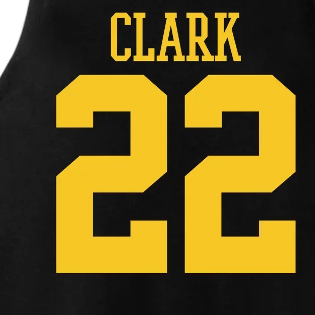 Clark 22 Iowa Basketball Ladies Tri-Blend Wicking Tank