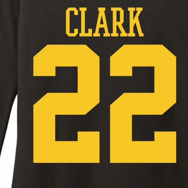 Clark 22 Iowa Basketball Womens CVC Long Sleeve Shirt