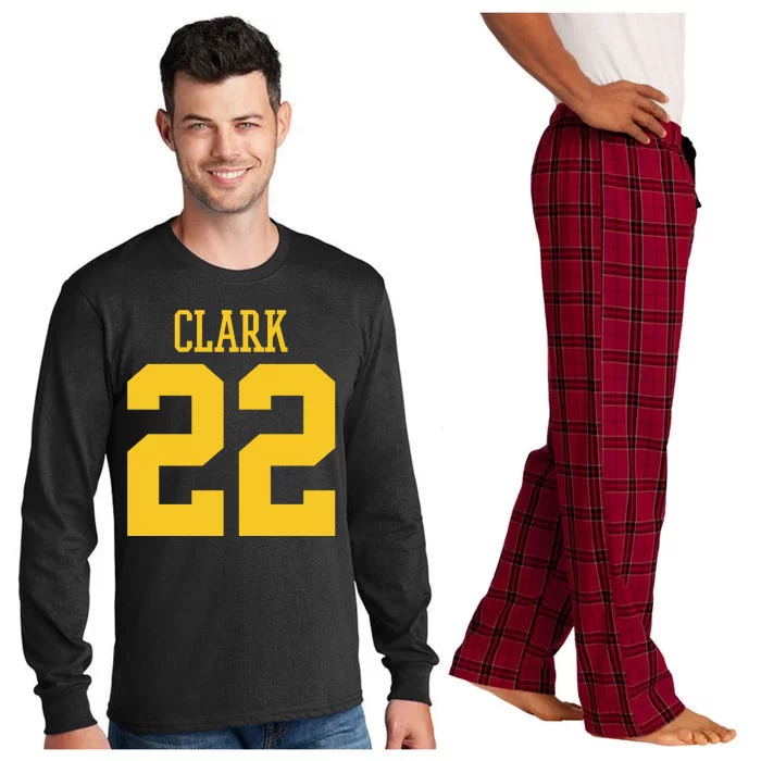 Clark 22 Iowa Basketball Long Sleeve Pajama Set