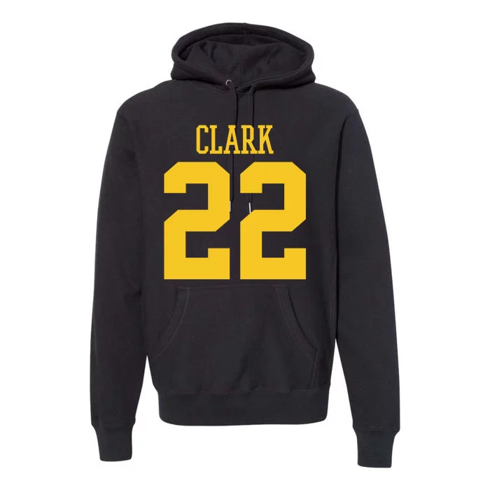 Clark 22 Iowa Basketball Premium Hoodie