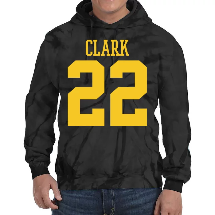 Clark 22 Iowa Basketball Tie Dye Hoodie