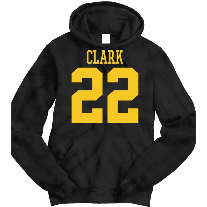 Clark 22 Iowa Basketball Tie Dye Hoodie