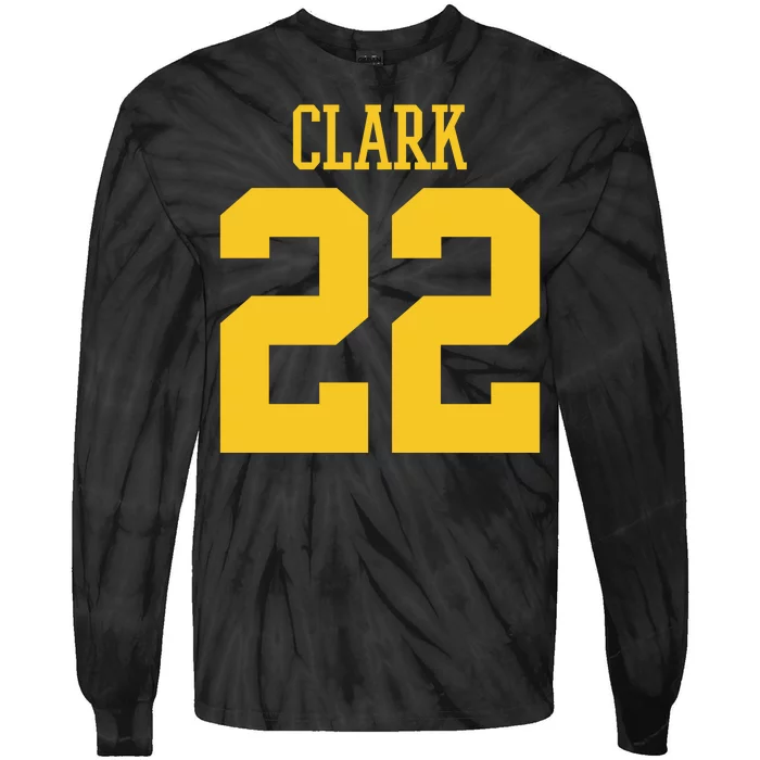 Clark 22 Iowa Basketball Tie-Dye Long Sleeve Shirt