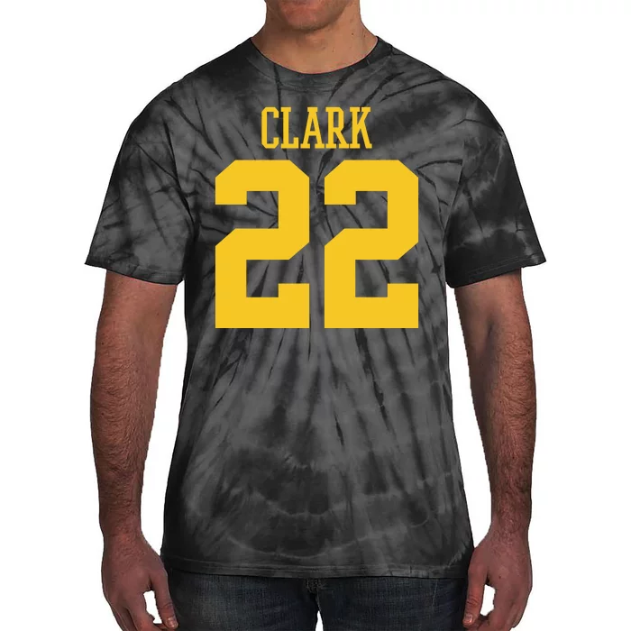 Clark 22 Iowa Basketball Tie-Dye T-Shirt