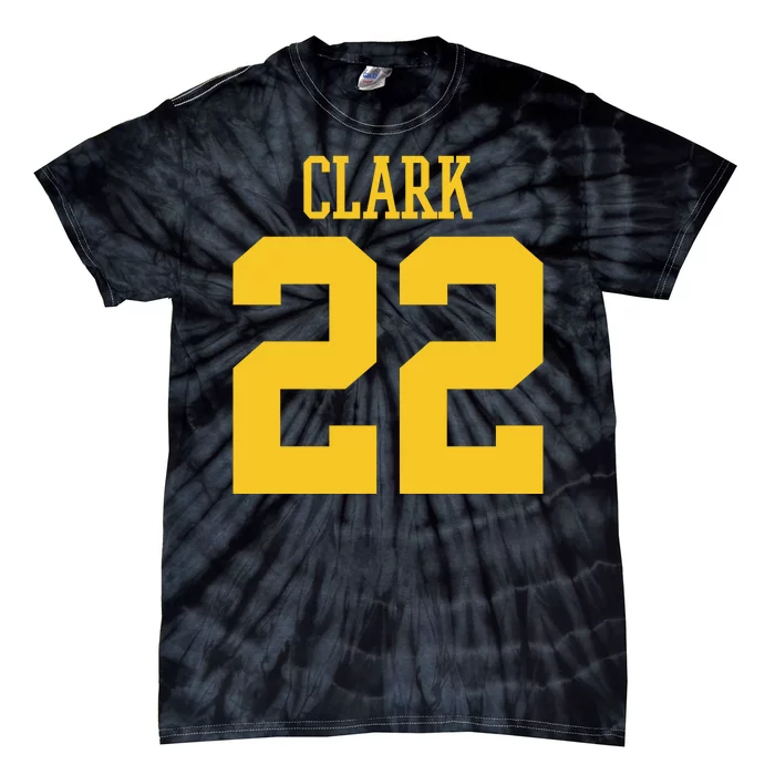 Clark 22 Iowa Basketball Tie-Dye T-Shirt