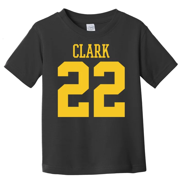 Clark 22 Iowa Basketball Toddler T-Shirt