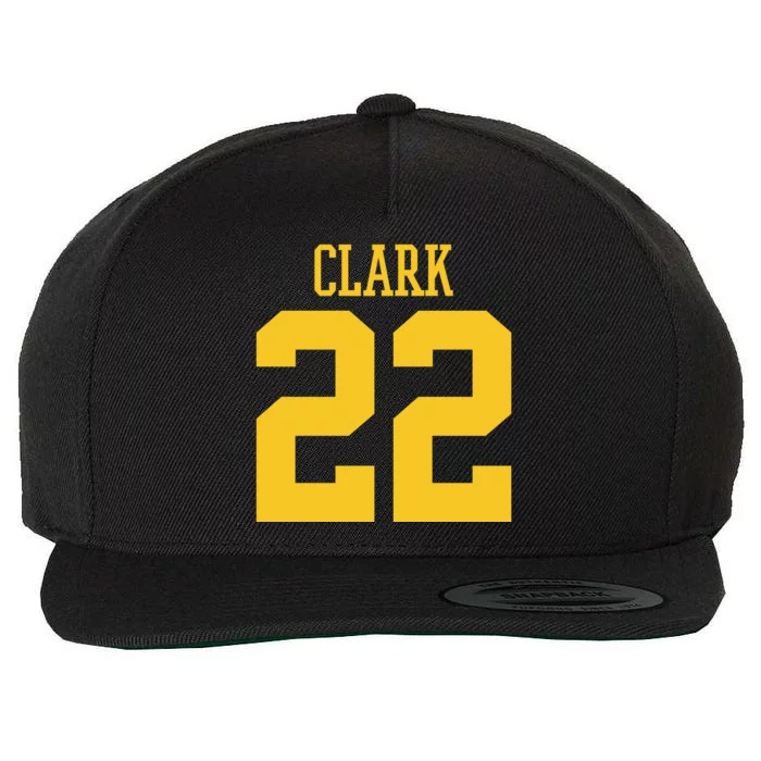 Clark 22 Iowa Basketball Wool Snapback Cap