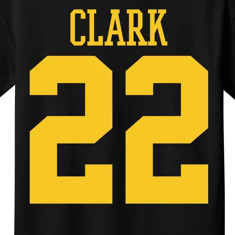 Clark 22 Iowa Basketball Kids T-Shirt