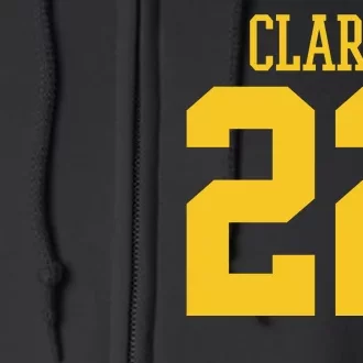 Clark 22 Iowa Basketball Full Zip Hoodie