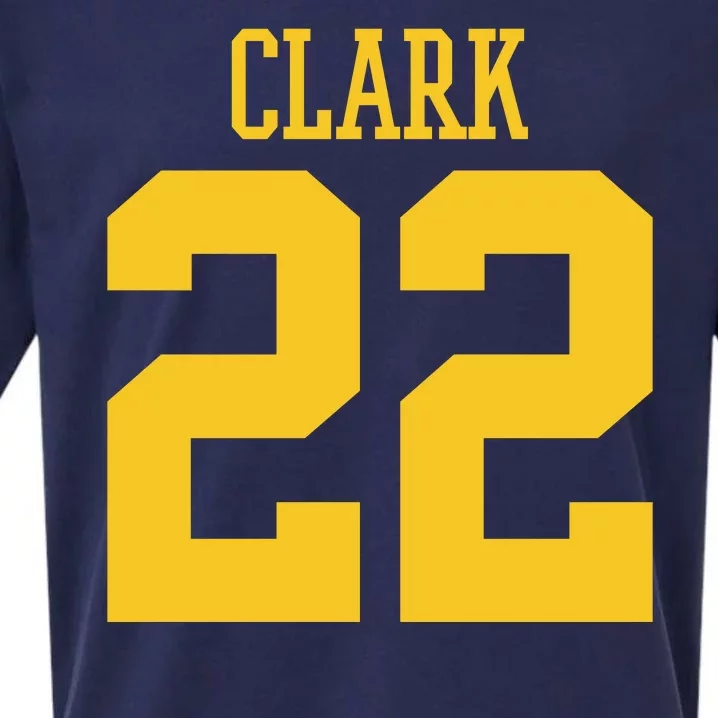 Clark 22 Iowa Basketball Sueded Cloud Jersey T-Shirt