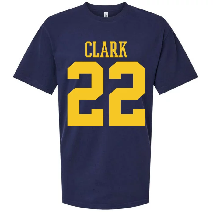 Clark 22 Iowa Basketball Sueded Cloud Jersey T-Shirt