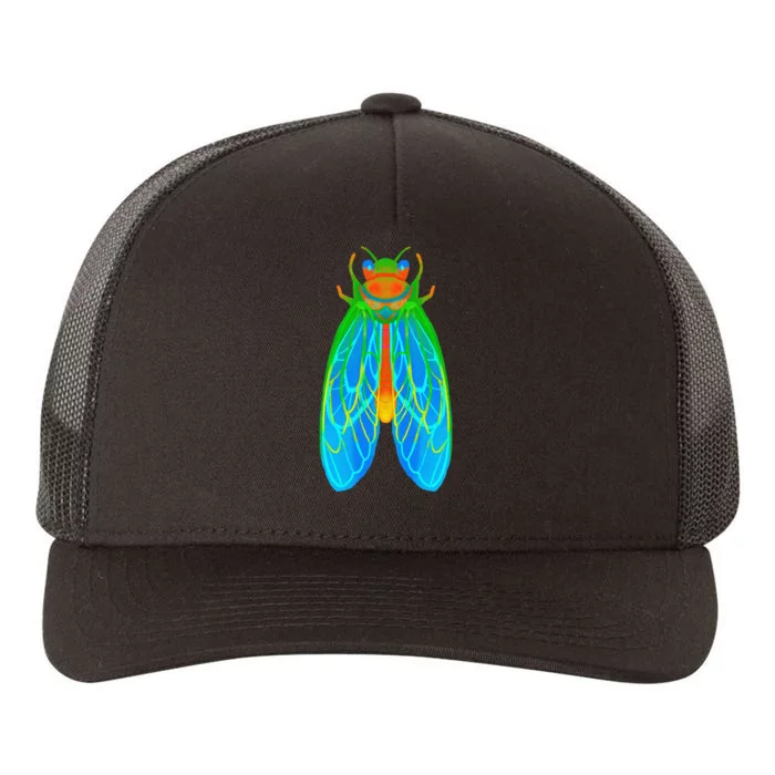 Cicada 2024 Invasion Double Emergence Yupoong Adult 5-Panel Trucker Hat