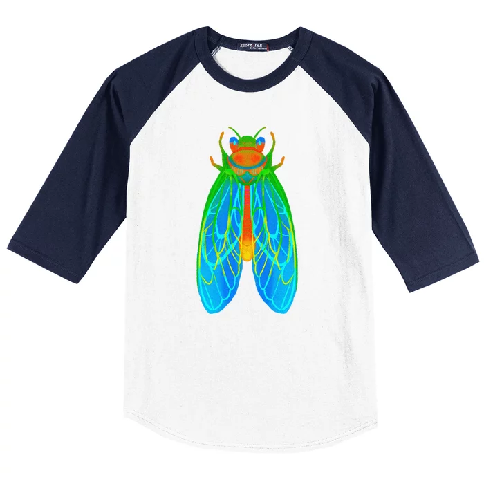 Cicada 2024 Invasion Double Emergence Baseball Sleeve Shirt