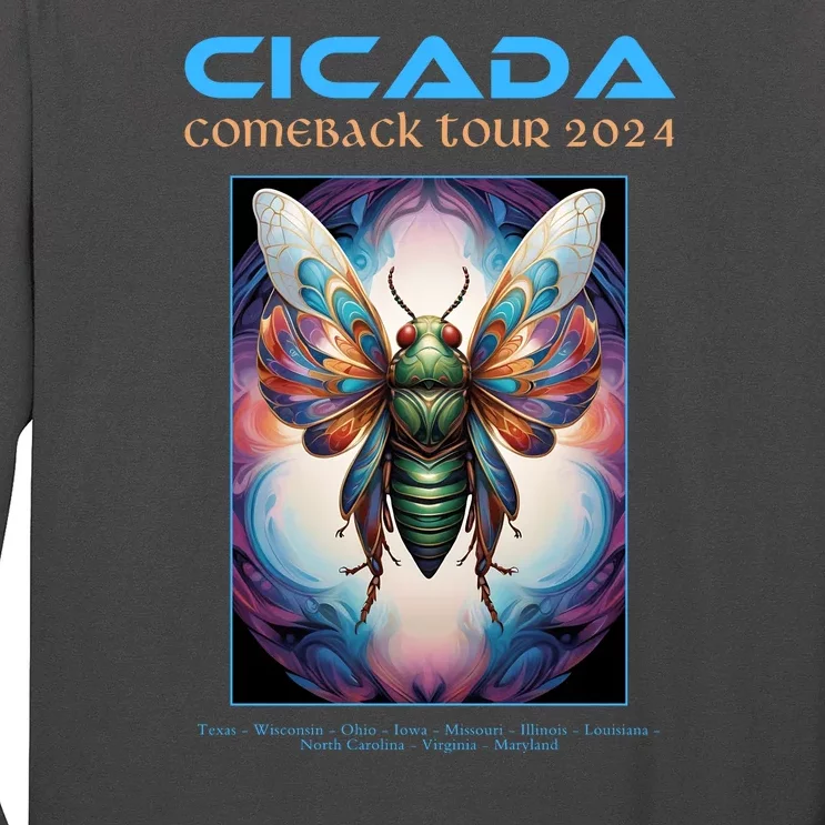 Cicada 2024 Invasion Double Emergence Long Sleeve Shirt