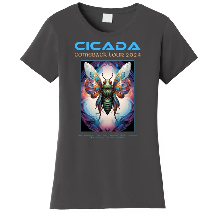 Cicada 2024 Invasion Double Emergence Women's T-Shirt