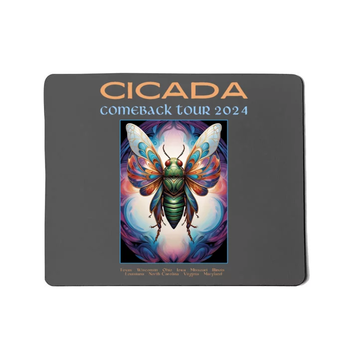 Cicada 2024 Invasion Double Emergence Mousepad