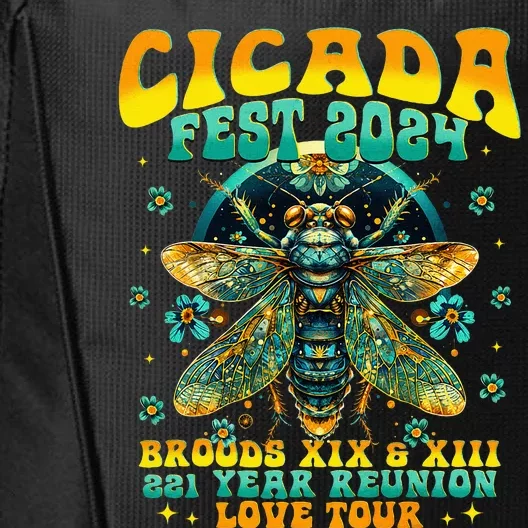 Cicada 2024 Insect Cicada Lover City Backpack