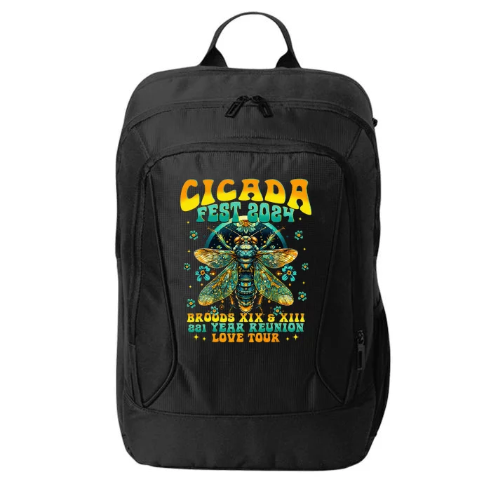 Cicada 2024 Insect Cicada Lover City Backpack