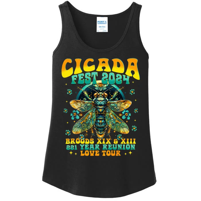 Cicada 2024 Insect Cicada Lover Ladies Essential Tank