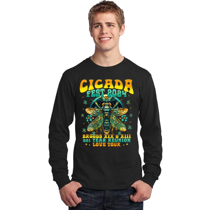 Cicada 2024 Insect Cicada Lover Tall Long Sleeve T-Shirt