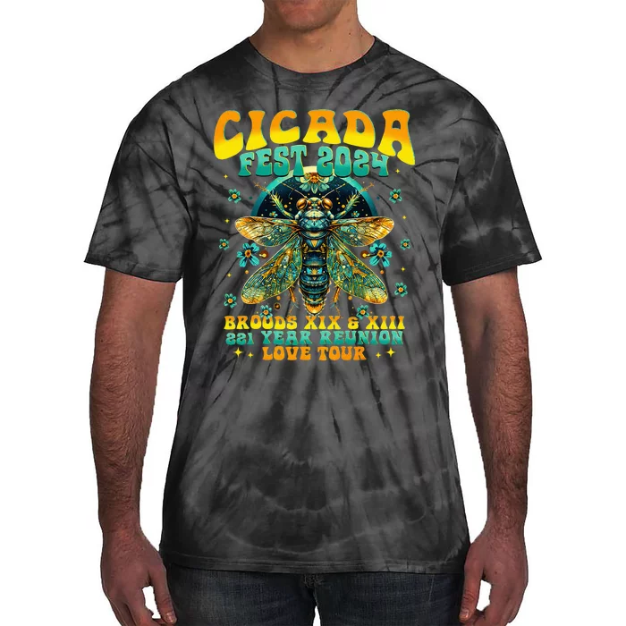 Cicada 2024 Insect Cicada Lover Tie-Dye T-Shirt