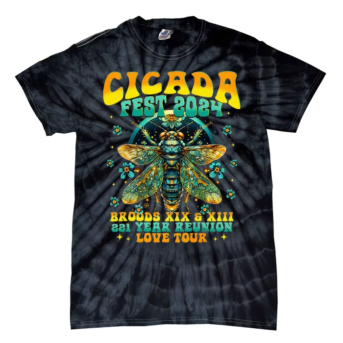 Cicada 2024 Insect Cicada Lover Tie-Dye T-Shirt