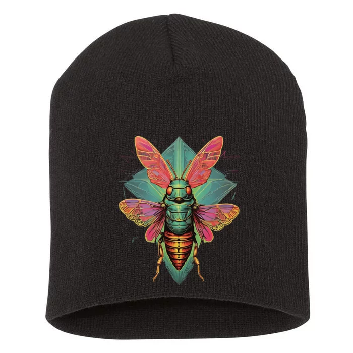 Cicada 2024 Invasion Double Emergence Short Acrylic Beanie