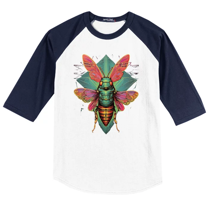 Cicada 2024 Invasion Double Emergence Baseball Sleeve Shirt