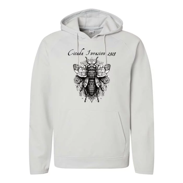 Cicada 2024 Invasion Double Emergence Performance Fleece Hoodie