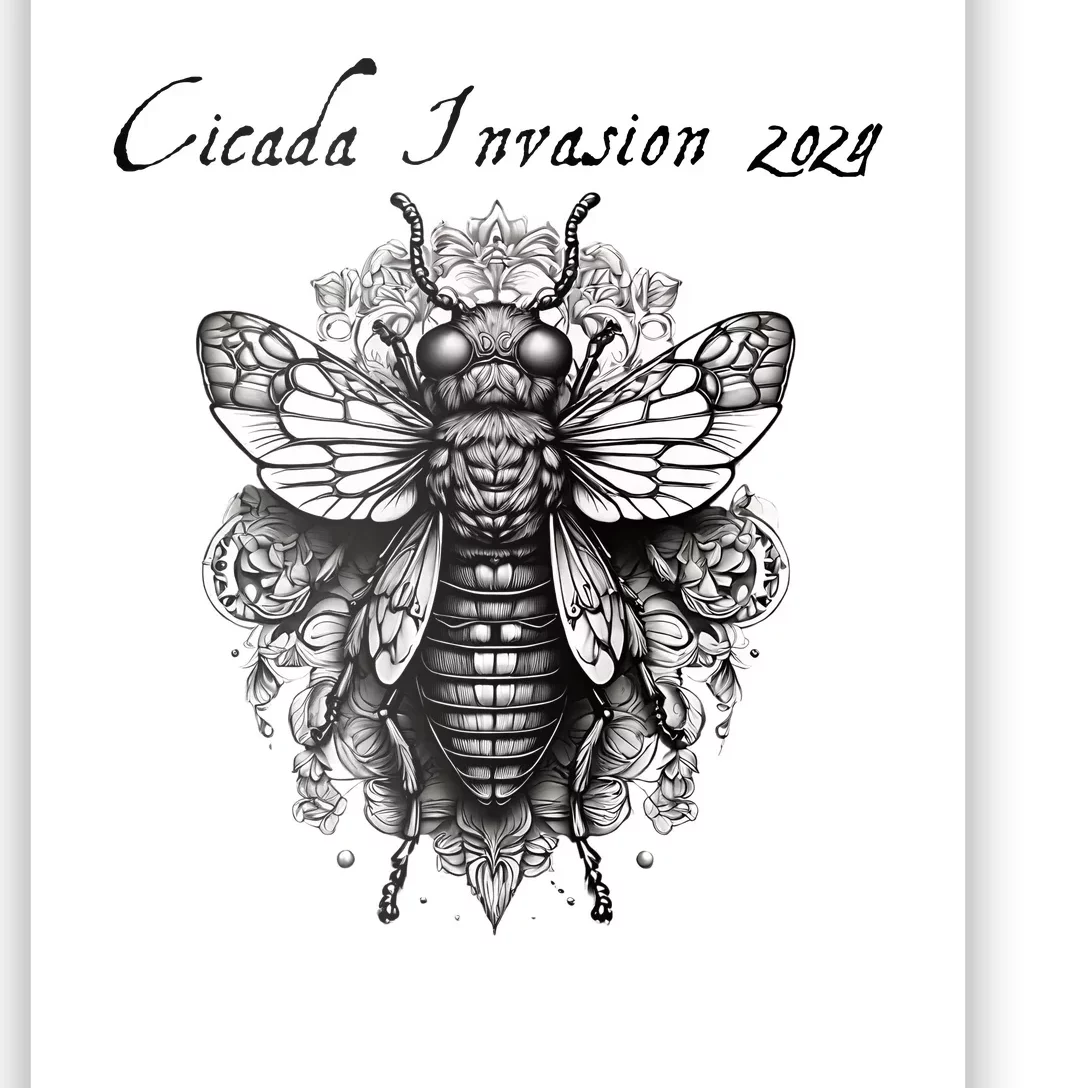 Cicada 2024 Invasion Double Emergence Poster