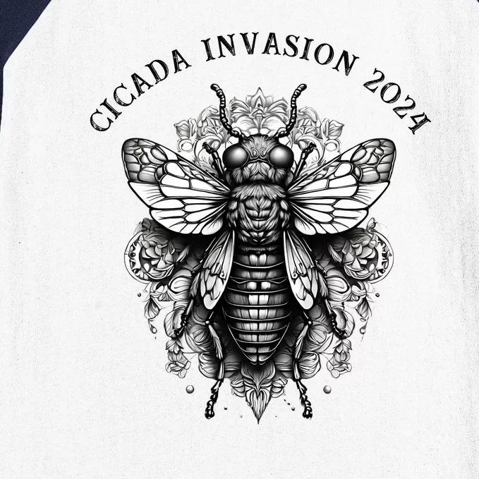 Cicada 2024 Invasion Double Emergence Baseball Sleeve Shirt