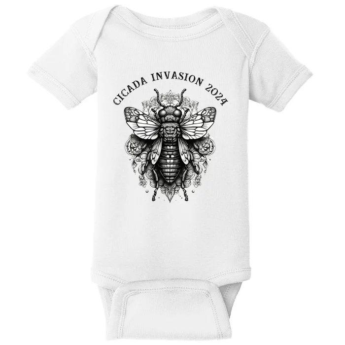 Cicada 2024 Invasion Double Emergence Baby Bodysuit