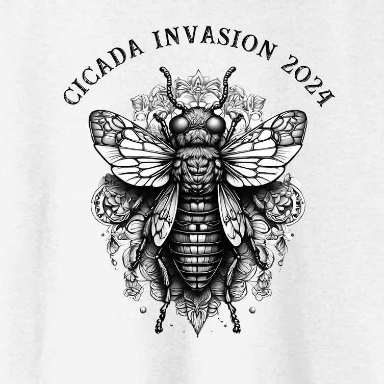 Cicada 2024 Invasion Double Emergence Women's Crop Top Tee